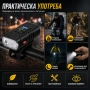 Мощен акумулаторен LED фар за колело предни светлини за велосипед водоустойчив зареждащ се USB, снимка 6