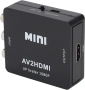 Mini AV към HDMI конвертор 1080P AV2HDMI Up Scaler адаптер, снимка 4
