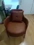 Продавам светло кафяво кожено кресло, снимка 4
