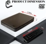 Преносим DVD плейър с HD 1080P видео възпроизвеждане, HDMI/USB/AV свързаност, сензорен екран, снимка 5
