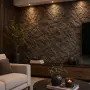 Декоративен панел за стена с имитация на естествен камък, 50×50 см, снимка 1
