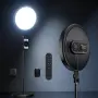 Смарт LED ринг лампа с дистанционно и стойка за подходяща за TikTok, стрийминг, грим, снимки, снимка 1