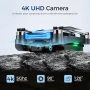 Чисто Нов Професионален GPS Дрон G10 с UHD 4K Камера EIS Дистанционно с 4.5 Инча 2K Екран Безчетков, снимка 4