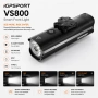 Предна SMART LED фар светлина за велосипед IGPSPORT VS1800, 800 lm, Bluetooth, USB-C, снимка 4