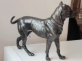 WMF-Посребрена фигура на куче 1910-1925 год.Прекрасна авторска бронзова фигура''ПАНТЕРА'', снимка 2