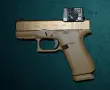 GLOCK 43x Coyote + AIMPOINT COA ГЛОК 9х19 Койот с бързомер, снимка 1