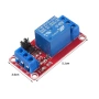 Комплект 4 броя релеен модул 1 канал 5V/12V с оптрон NC/NO High/Low Trigger 10A – за Arduino 10447, снимка 6