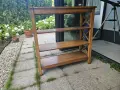 Moving out of Bulgaria sale. Imported Bali Indonesian pair of Credenza, Bookshelf & Decorative Vase, снимка 5