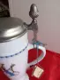 Голяма Порцеланова Баварска Халба с Герб, снимка 4