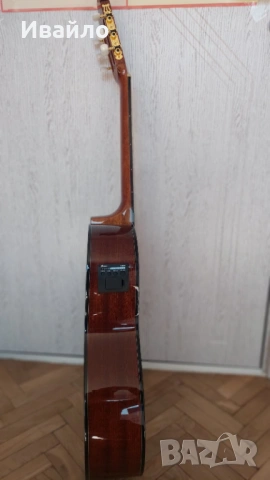 Нова електроакустична класическа китара Ibanez GA6CE, Amber High Gloss + калъф, снимка 7 - Китари - 54608696