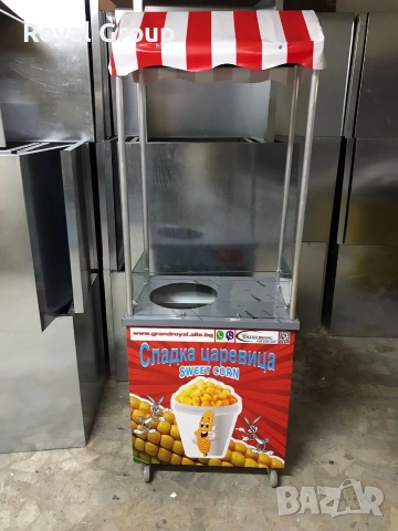 Колички за царевица на пара , снимка 14 - Колички за царевица - 54161631