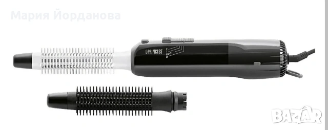 електрическа четка за коса с горещ въздух Princess Cool Curl 529202.
