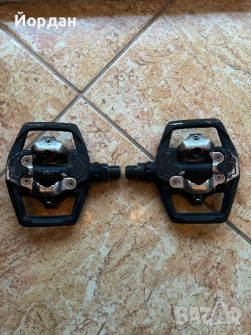 ПЕДАЛИ АВТОМАТИЧНИ SHIMANO PD-ME700 SPD BLACK, снимка 3 - Части за велосипеди - 54663046