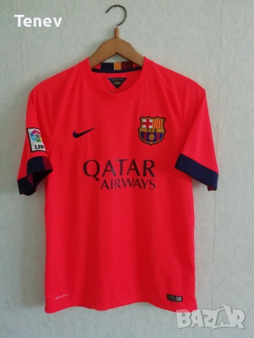 Barcelona Neymar Jr Nike 2014/2015 оригинална тениска фланелка Барселона Неймар екип , снимка 2 - Тениски - 43641056