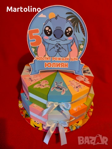 Картонена торта Блуи и Бинго, снимка 9 - Други - 53962326