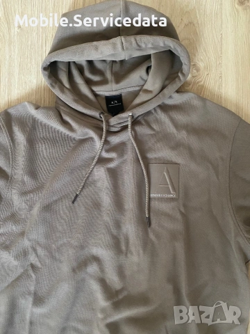 Мъжко худи ARMANI EXCHANGE – размер M, стилно и комфортно, снимка 2 - Суичъри - 54084200