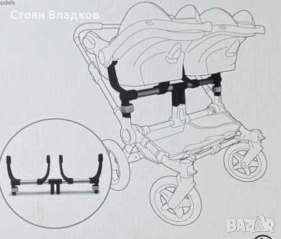 Адаптер за количка близнаци 