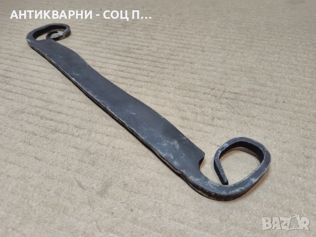 Стар Кован Рукан, Дърводелски Нож За Белене На Дърво. / НОМЕР 1746., снимка 3 - Антикварни и старинни предмети - 53967503