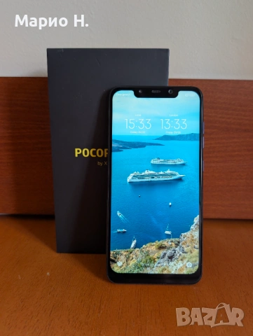 Xiaomi Pocophone F1, 128 GB памет, 6 GB RAM, 8-ядрен процесор, Dual SIM, AI камера, течно охлаждане