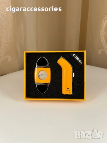 Подаръчен комплект Cohiba – запалка и резачка за пури
