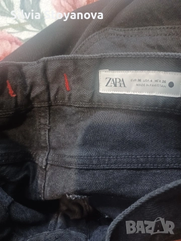 черни дънки Zara , снимка 3 - Дънки - 54055235