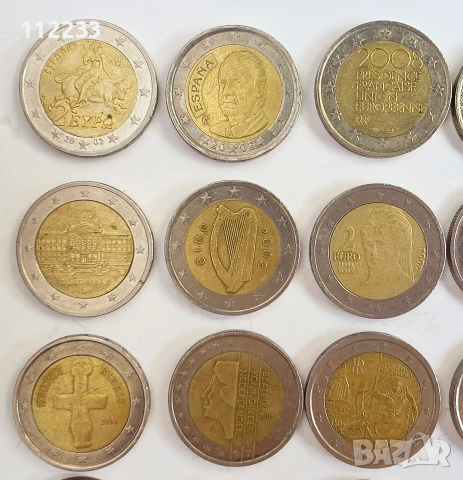 Евро монети по 2,1 и 50 цента., снимка 2 - Нумизматика и бонистика - 54957764