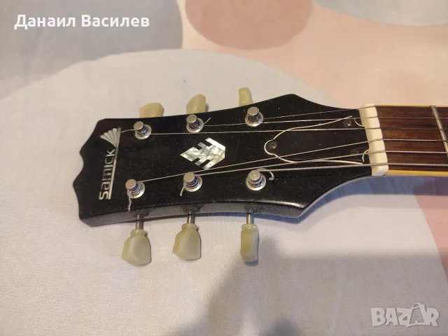 Samick GS450 BK – Set Neck – HH – Отлично състояние, снимка 3 - Китари - 55393871