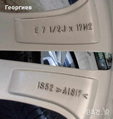 Лети джанти със зимни гуми 225/55-17" от BMW - оригинални, снимка 12 - Гуми и джанти - 54429963