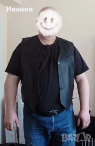 Кожен елек, снимка 5 - Други - 54337526