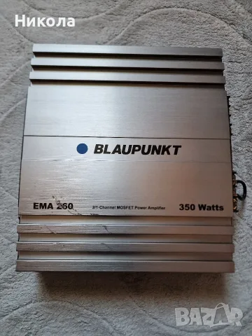 Продавам усилвател за кола Blaupunkt EMA260, снимка 2 - Ресийвъри, усилватели, смесителни пултове - 55485471