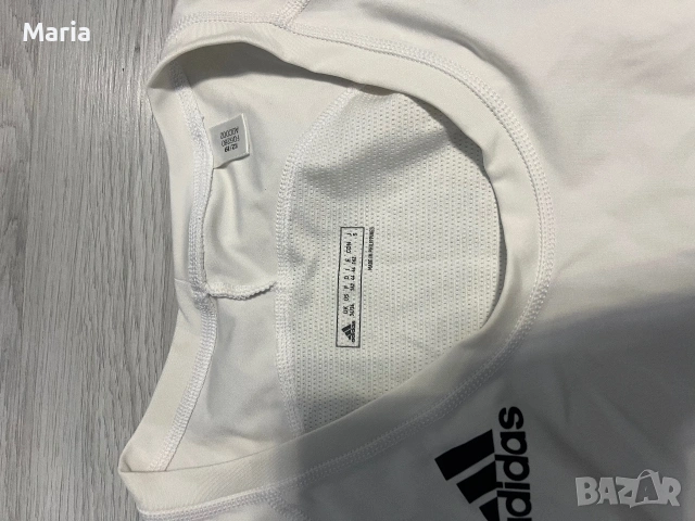Adidas дамски спортен потник бял размер S, снимка 2 - Спортни екипи - 55194514