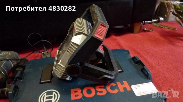 Акумулаторна лампа Bosch GLI 18V-1900 SOLO ProMix 18V, снимка 4 - Други инструменти - 54625577
