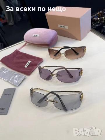 Miu Miu Слънчеви Очила С UV400 Защита - Различни Цветове И Модели Код SK1979, снимка 3 - Слънчеви и диоптрични очила - 55627898