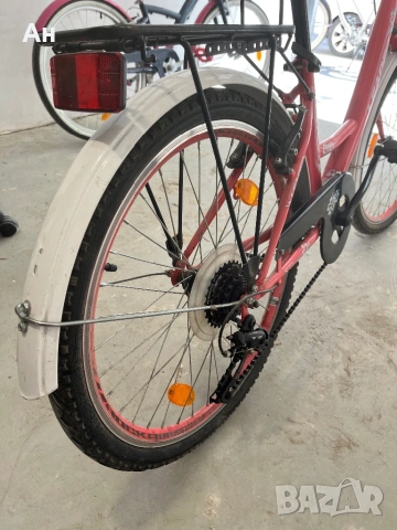 Велосипед с 6 скорости за момиче 24” , снимка 4 - Велосипеди - 54326120