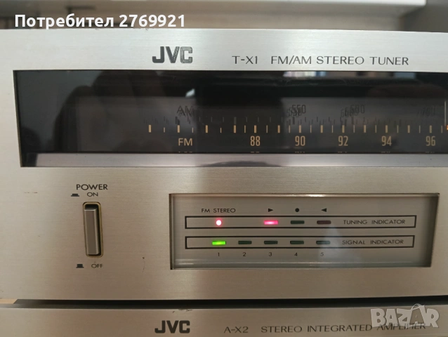 Радио тунер JVC T X1, снимка 4 - Ресийвъри, усилватели, смесителни пултове - 54312676