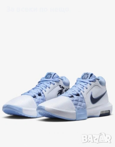 NIKE x LeBron Witness 8 White / Blue Мъжки Баскетболни Обувки👟Мъжки Маратонки Код P2796