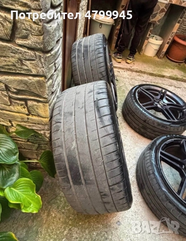 AMG 20” спорт пакет джанти с гуми Michelin 275/35R20, снимка 3 - Гуми и джанти - 54227867