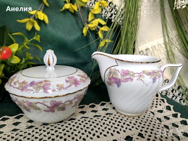 Грозде и лозови листа !
Königlich Tettau Bavaria , снимка 7 - Чаши - 54782299