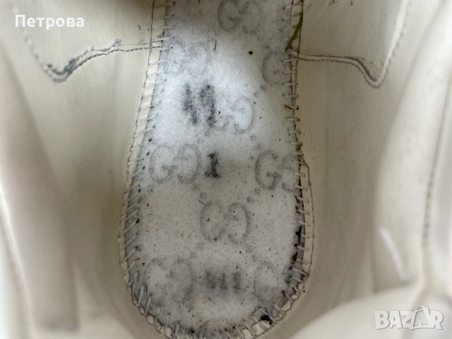 Gucci Rhyton Кожени маратонки 37.5 ОРИГИНАЛ, снимка 14 - Маратонки - 54961024