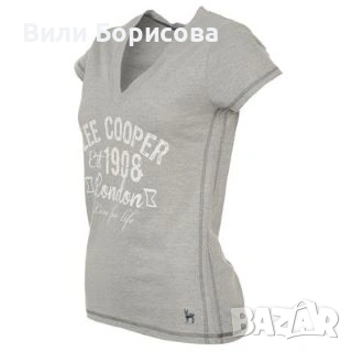 Лятото ви зове с тениска Lee Cooper с къси ръкави и с принт с надпис