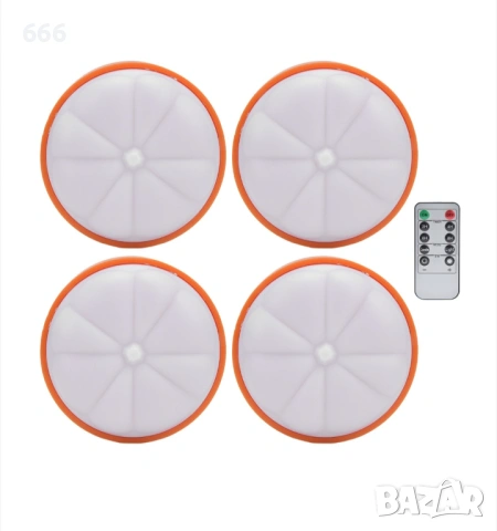 Комплект от 4 декоративни LED светлини, снимка 5 - Друга електроника - 54142652