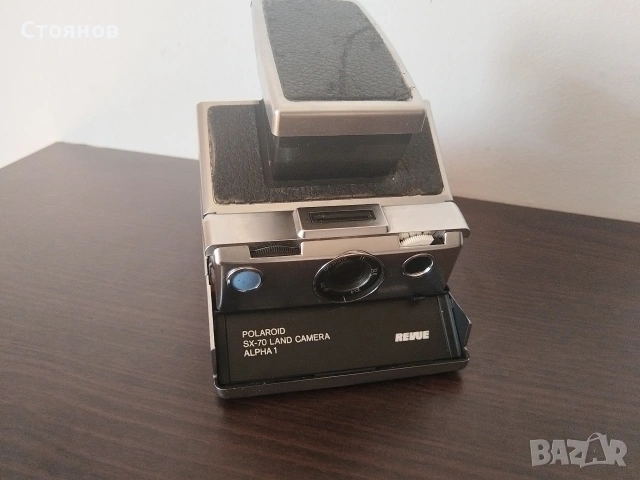 POLAROID SX-70 ALPHA 1 REVUE ХРОМИРАНА СГЪВАЕМА КАМЕРА ЗА МОМЕНТАЛНО СНИМАНЕ. , снимка 4 - Фотоапарати - 54655885