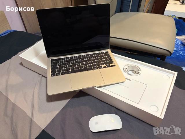 MacBook Air(2025),с процесор M4,13.6’ дисплей, ПЛЮС ПОДАРЪК MAGIC MOUSE, снимка 6 - Лаптопи за работа - 55280358