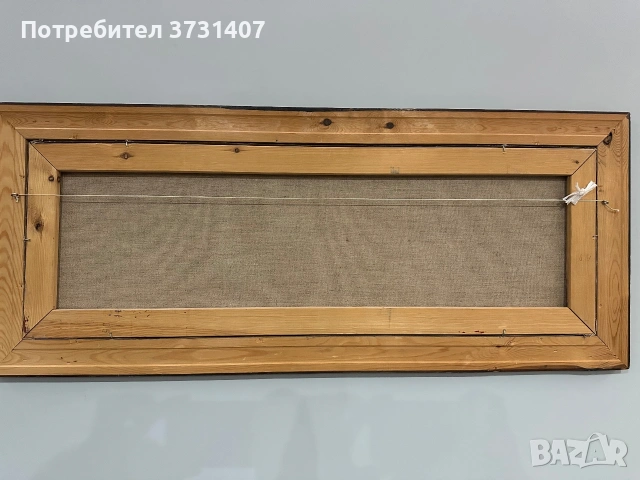 Маслена картина на платно с морски пейзаж – 102 х 42 см, снимка 4 - Картини - 54728560
