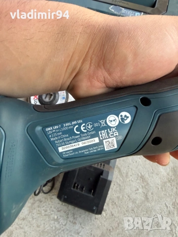 Bosch GWX 18V-7 безчетков ъглошлайф, снимка 7 - Ъглошлайфи - 54249170