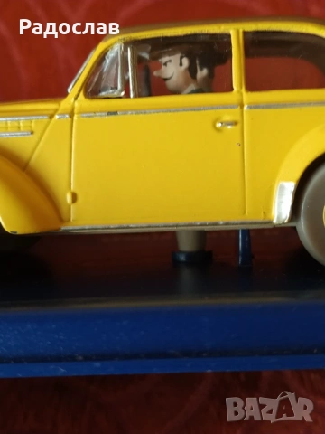 стара френска количка Opel Herge Tintin, снимка 4 - Колекции - 54668631