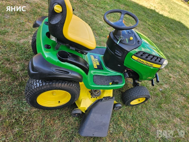 ТРАКТОРНА КОСАЧКА JOHN DEERE X165 .22.КОНЯ ПЕРФЕКТНА , снимка 9 - Градинска техника - 54732157