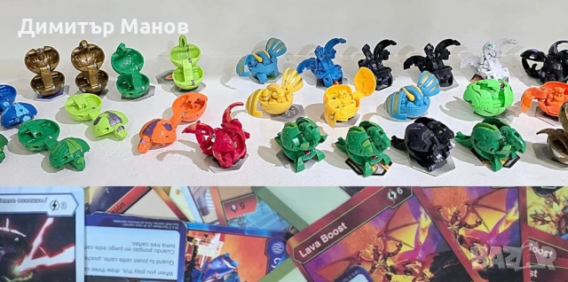 БАКУГАНИ лот - 32 броя + ядра + 120 карти + метални карти, снимка 10 - Фигурки - 55158923