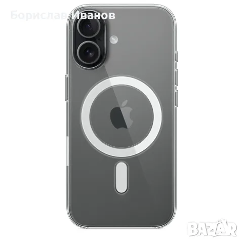 Оригинален кейс Apple Clear Case with MagSafe за iPhone 17, 17 Pro, 17 Pro Max