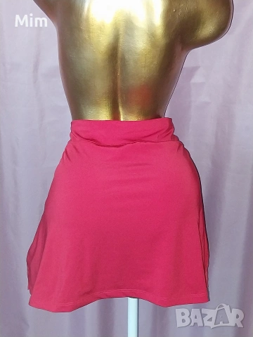 2XL Червена къса пола с боксер/ бански /, снимка 4 - Бански костюми - 55042849